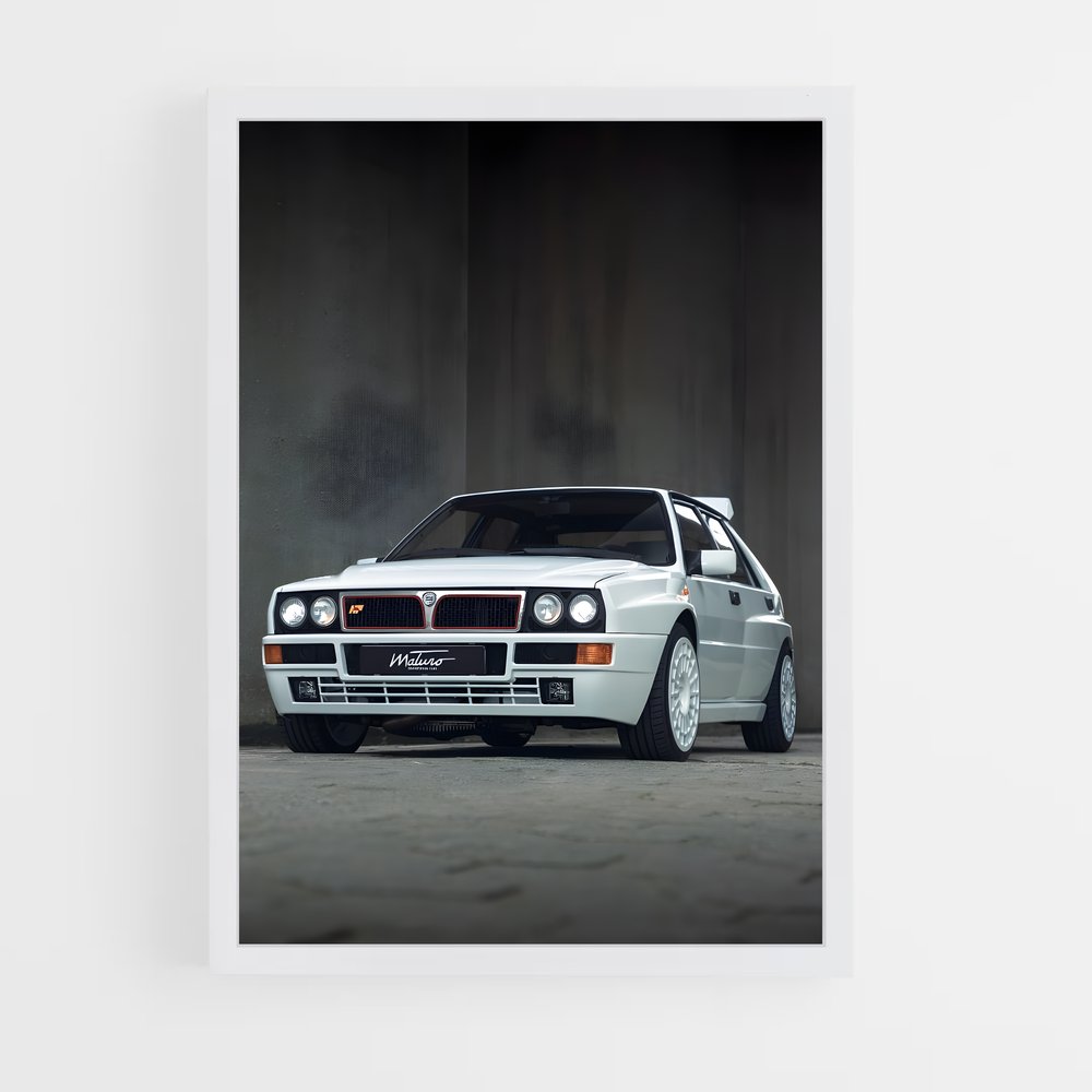 Poster Delta Élite – affiche Lancia (vue 3)